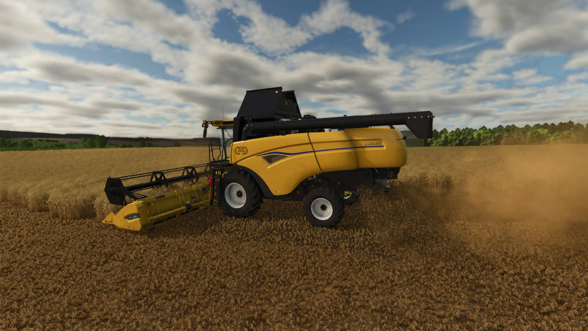 FS25 New Holland CX 8.80 V1.0 Harvesters Mod FS25 Mod Free Download