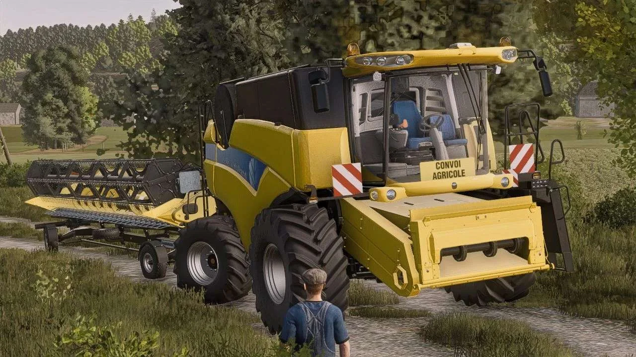 FS25 New Holland CX 8060-8090 v1.0.0.1 Harvesters Mod FS25 Mod Free Download