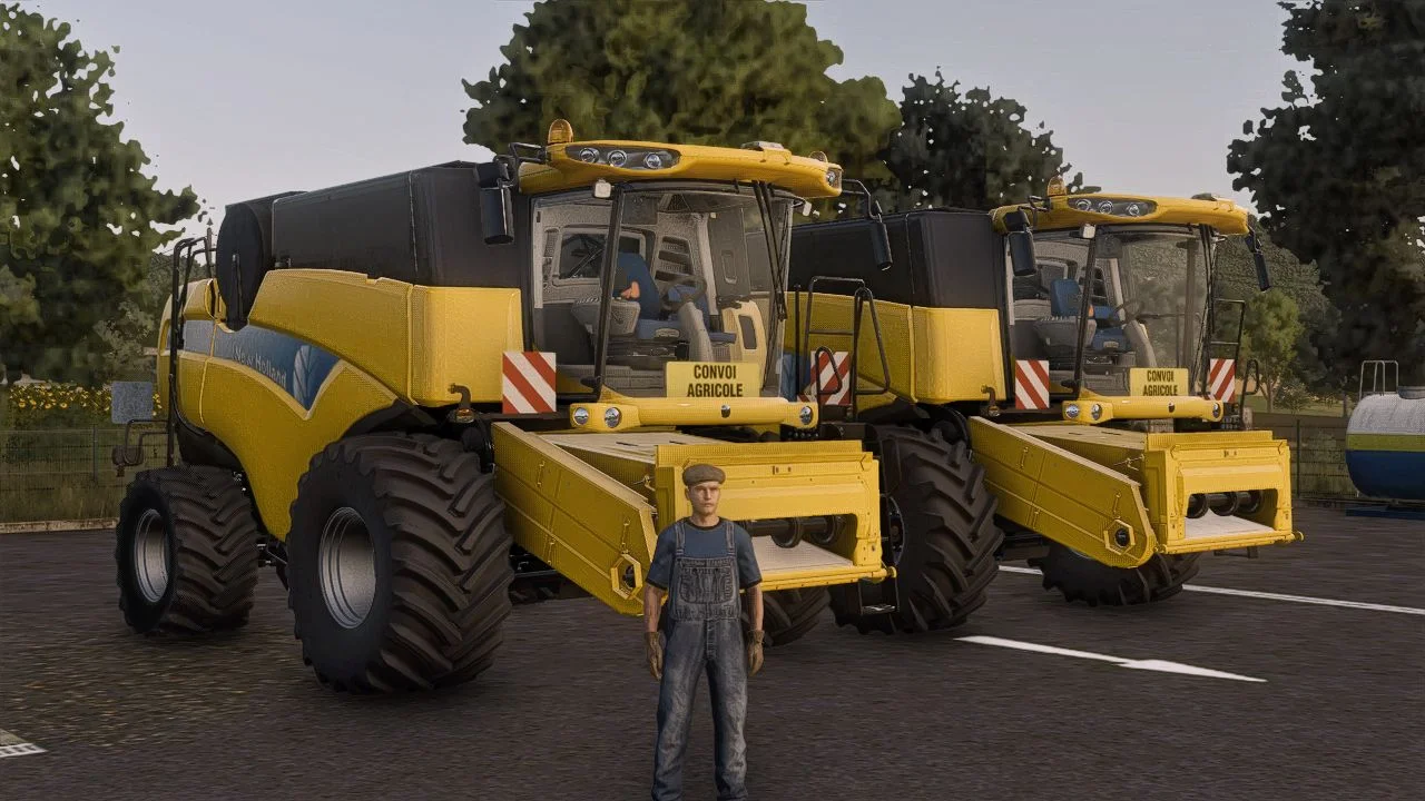 FS25 New Holland CX 8060-8090 V1.0 Harvesters Mod FS25 Mod Free Download