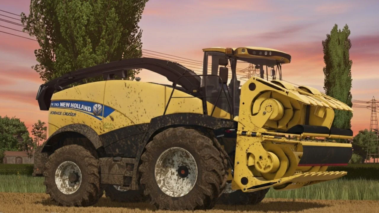 FS25 New Holland Foldbar 6.16 V1.0 Harvesters Mod FS25 Mod Free Download