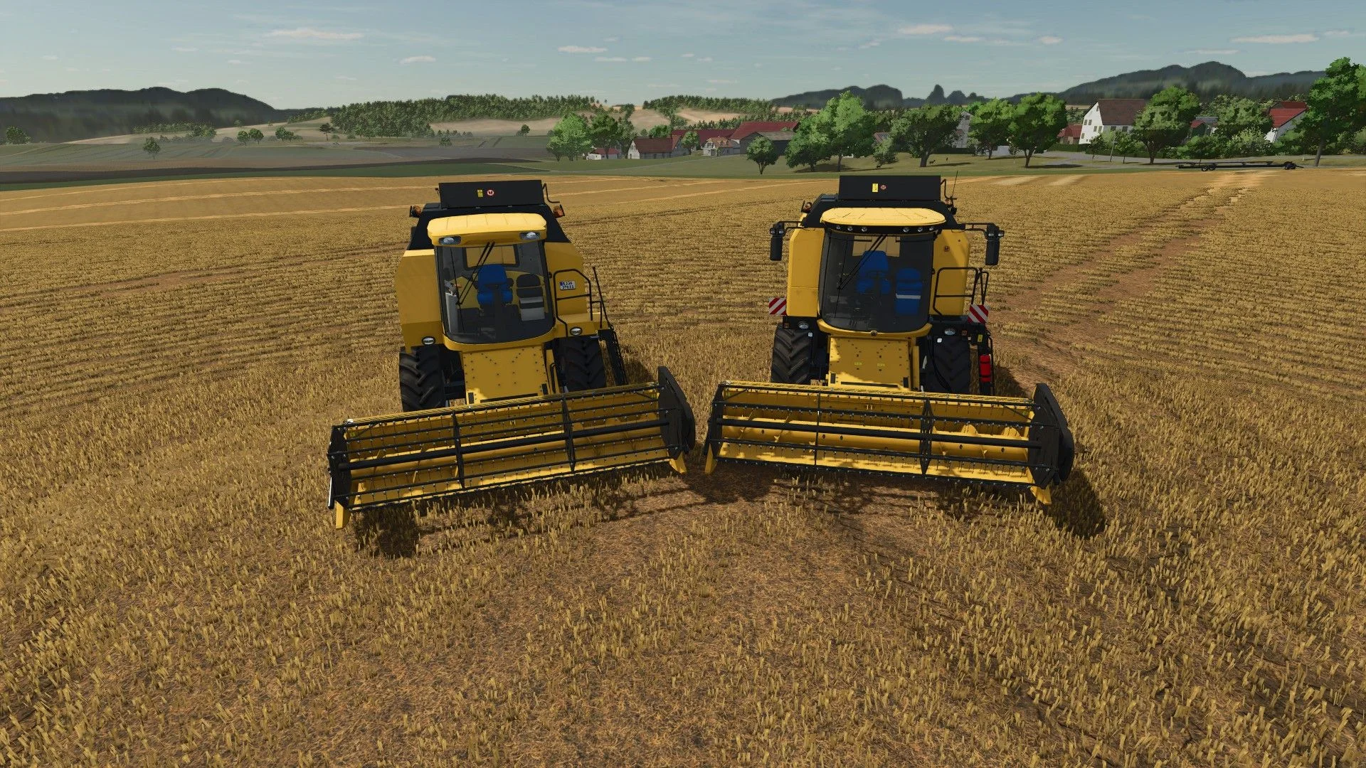 FS25 New Holland High Capacity 720CG Headers Pack V1.0 Harvesters Mod FS25 Mod Free Download