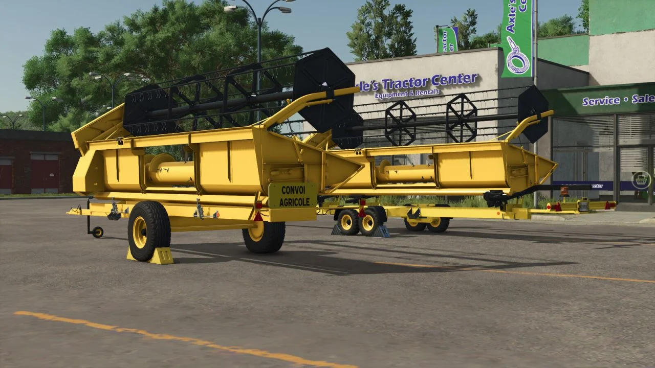 FS25 New Holland Pack Header 5.1m V1.0 Harvesters Mod FS25 Mod Free Download