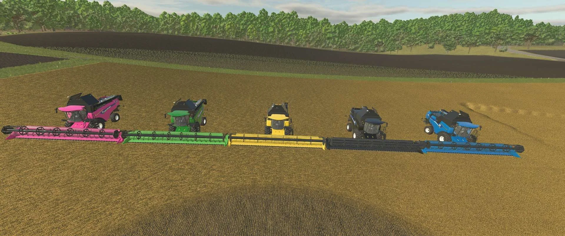 FS25 New Holland Pack v1.1.1 Harvesters Mod FS25 Mod Free Download