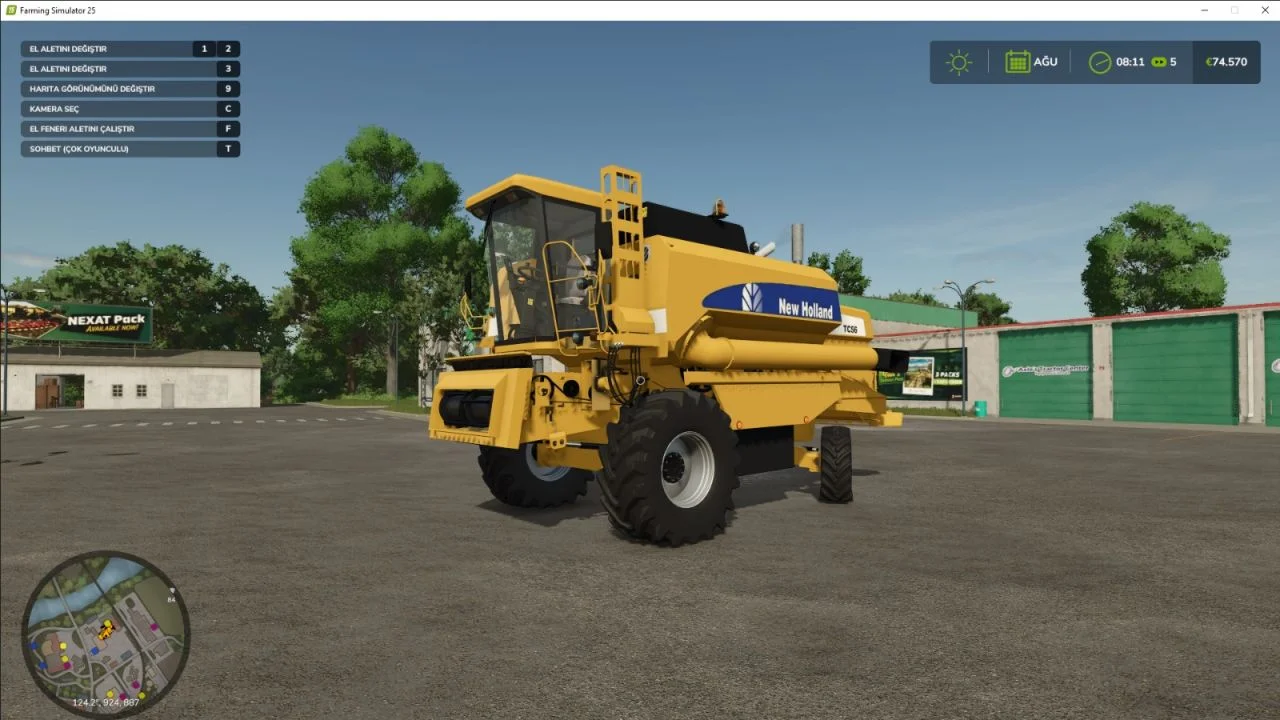 FS25 New Holland TC 56 V1.0 Harvesters Mod FS25 Mod Free Download