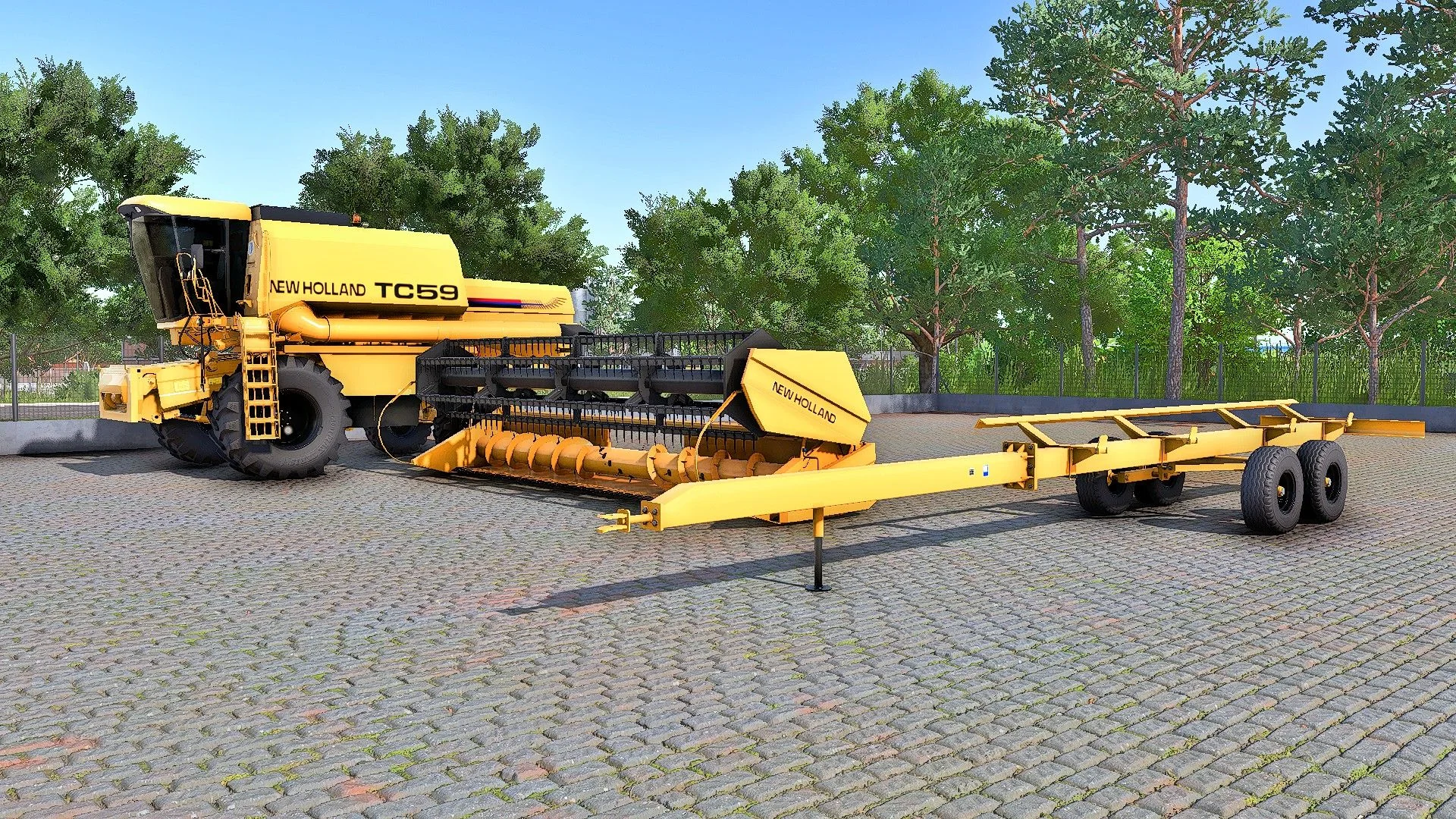 FS25 New Holland TC 59 V1.0 Harvesters Mod FS25 Mod Free Download