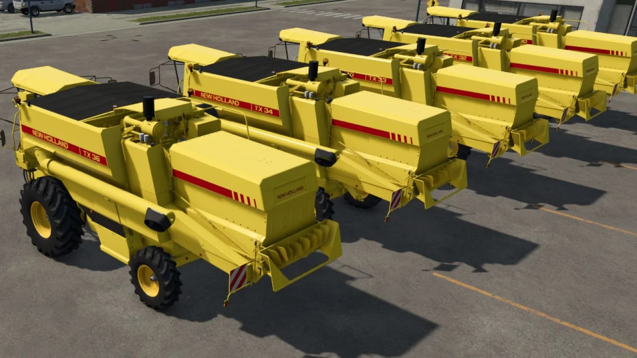 FS25 New Holland TX 30, 32, 33, 34, 36 Series V1.0 Harvesters Mod FS25 Mod Free Download