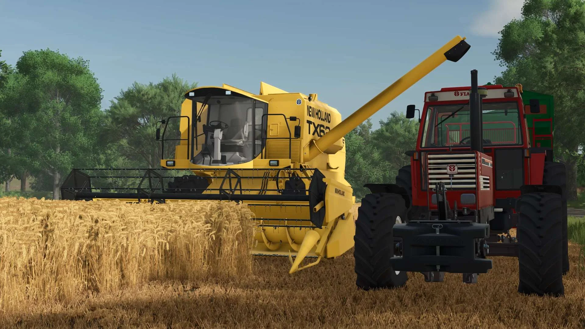 FS25 New Holland TX62 v1.0 Harvesters Mod FS25 Mod Free Download