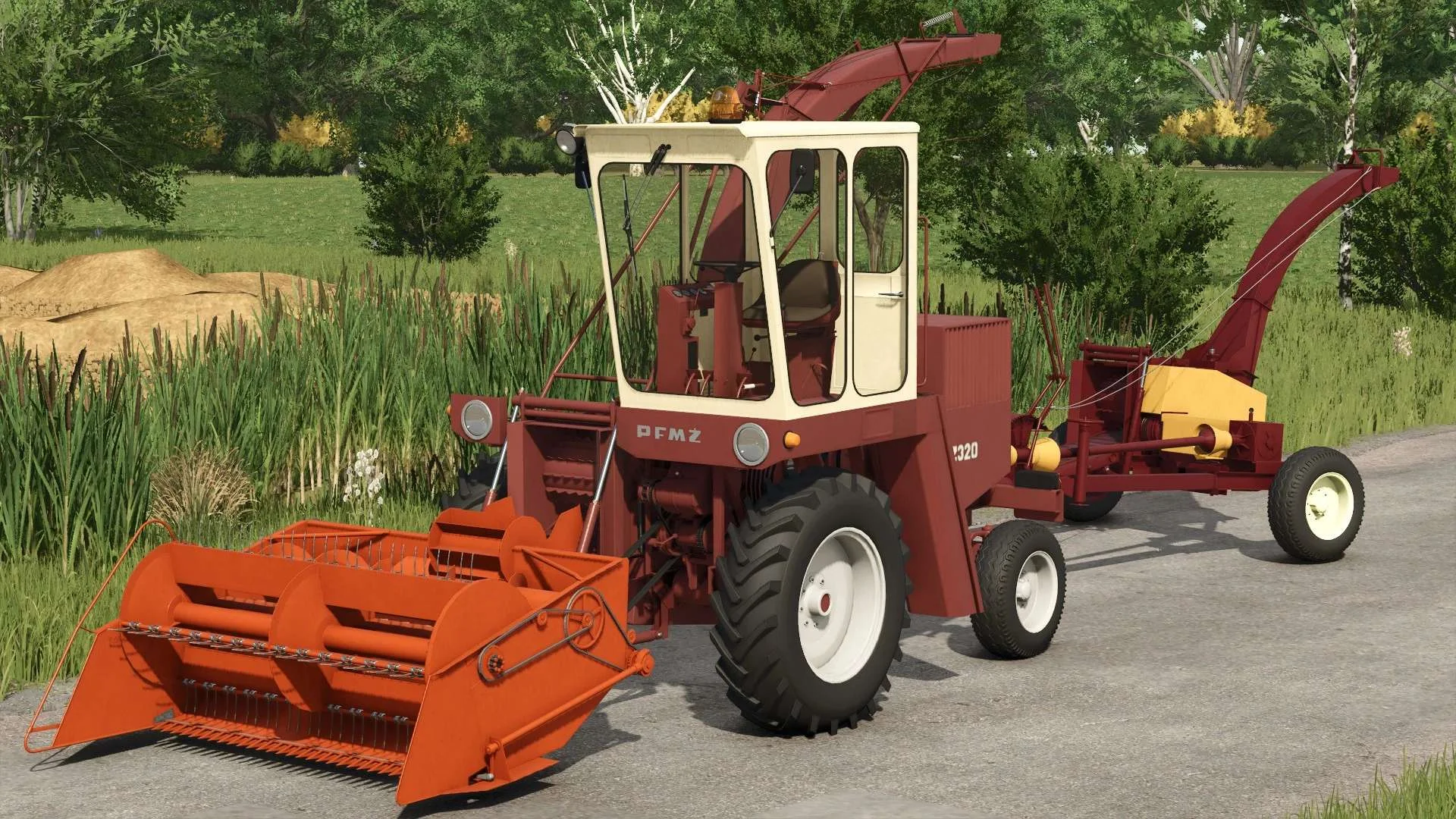 FS25 Orkan Z310/320 Forage Harvester v1.0 Harvesters Mod FS25 Mod Free Download