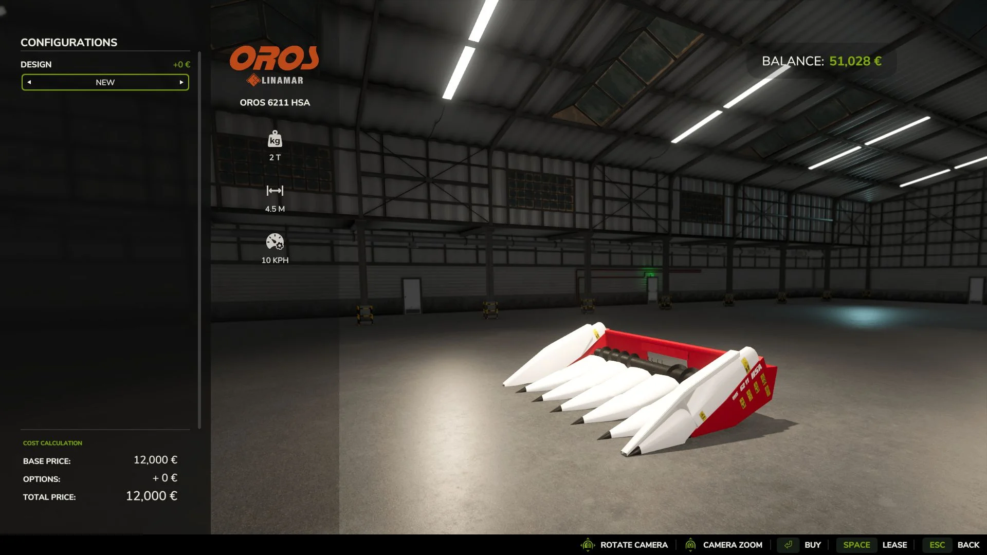 FS25 Oros 6211 HSA Corn Header V1.0 Harvesters Mod FS25 Mod Free Download