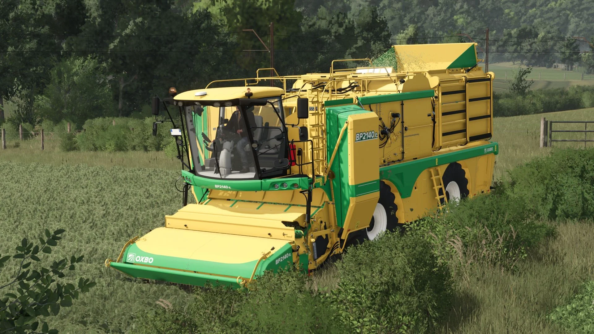 FS25 Oxbo BP2140e US V1.0 Harvesters Mod FS25 Mod Free Download