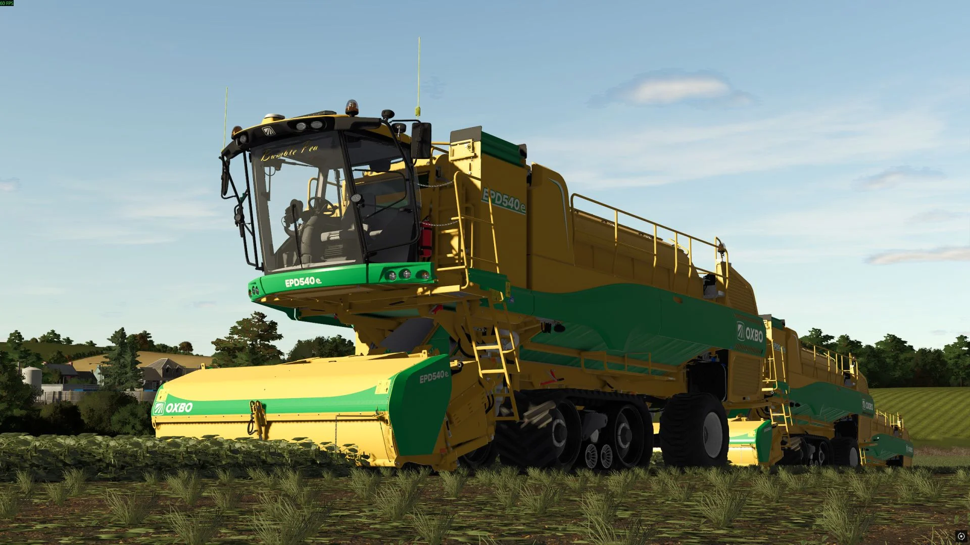 FS25 Oxbo EPD540e Edit V1.0 Harvesters Mod FS25 Mod Free Download