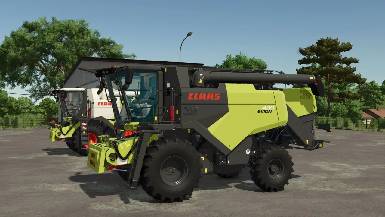 FS25 Pack CLAAS Evion 410-450 Series Montana V1.1 Harvesters Mod FS25 Mod Free Download