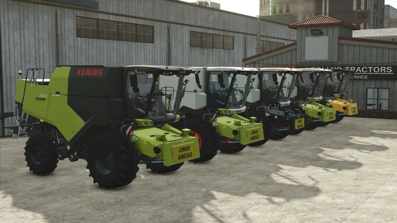 FS25 Pack Claas Evion 410-450 Series V2.0 Harvesters Mod FS25 Mod Free Download