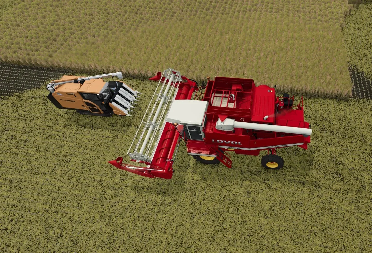 FS25 Rice harvester LOVOL GK120PRO V1.0 Harvesters Mod FS25 Mod Free Download