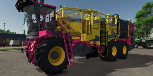 FS25 ROPA Tiger 6S Color configuration v1.0.0.1 Harvesters Mod FS25 Mod Free Download