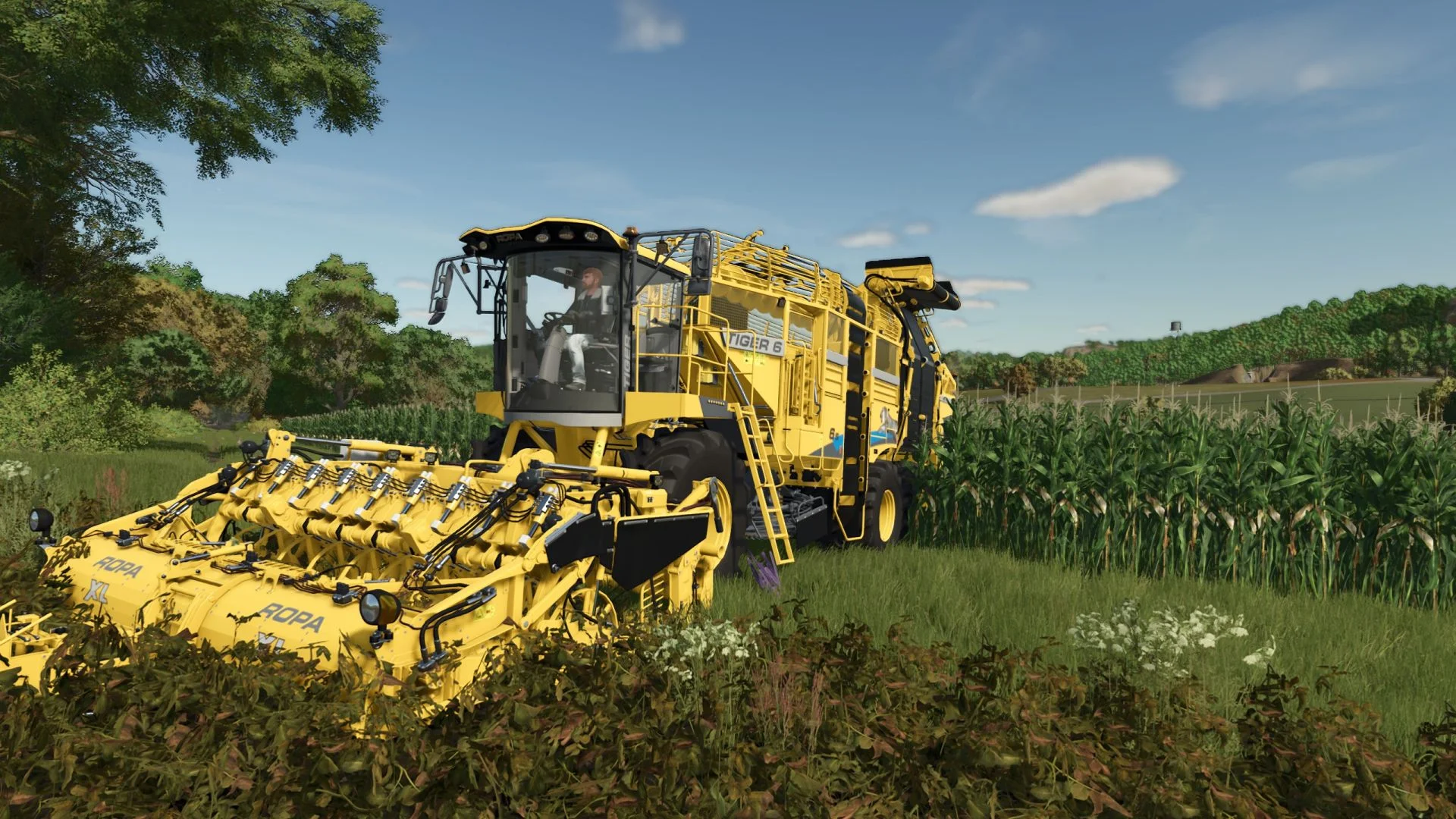 FS25 Ropa Tiger 6s Multi & Holmer Terra Dos V1.0 Harvesters Mod FS25 Mod Free Download