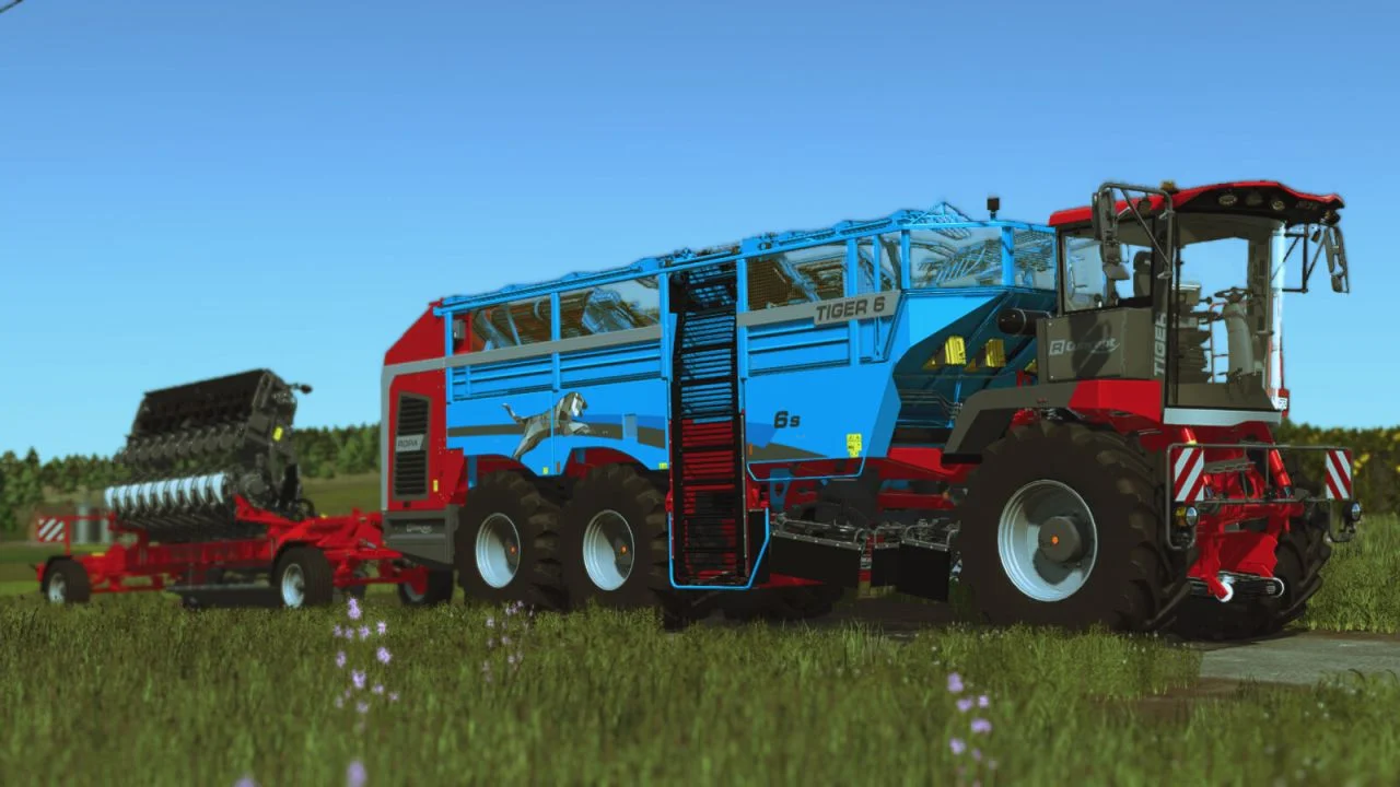 FS25 ROPA Tiger6S Premium V1.0.0.1 Harvesters Mod FS25 Mod Free Download