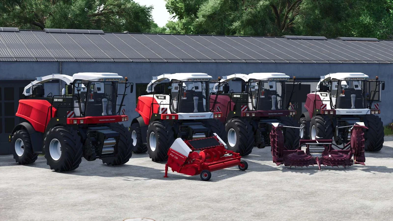 FS25 Rostselmash 1403 Pack v1.0 Harvesters Mod FS25 Mod Free Download