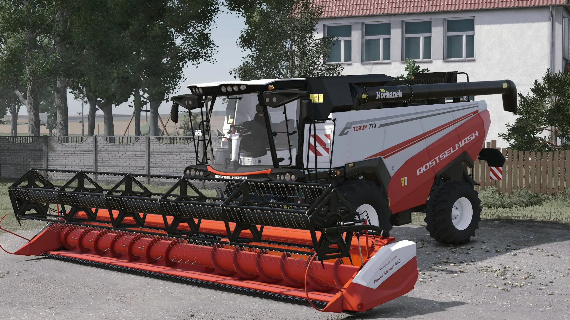 FS25 Rostselmash Torum 770 Korbanek V1.0 Harvesters Mod FS25 Mod Free Download