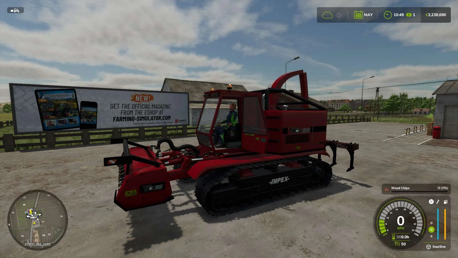 FS25 Trex 600 v1.0 Harvesters Mod FS25 Mod Free Download