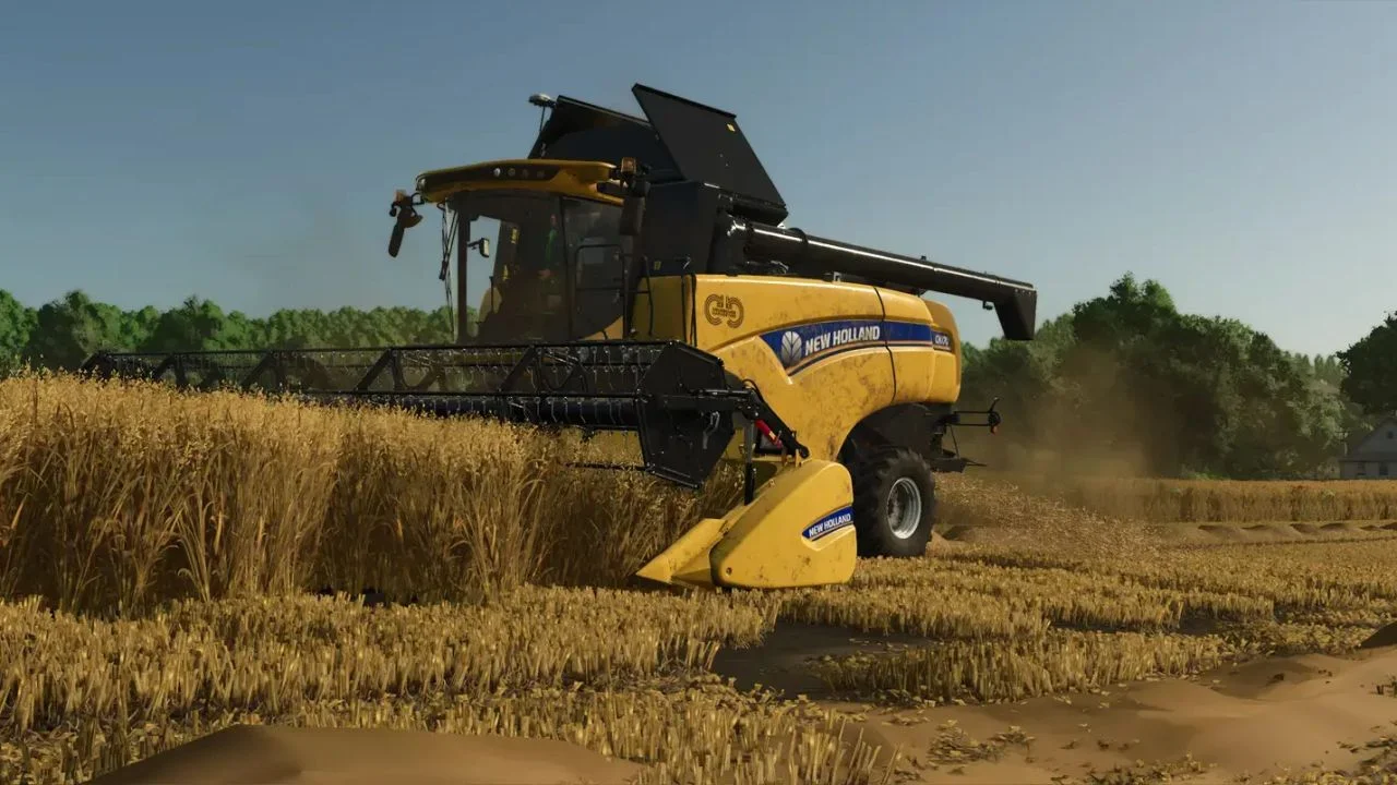FS25 Varifeed 28ft as Claas & New Holland V5.0 Harvesters Mod FS25 Mod Free Download