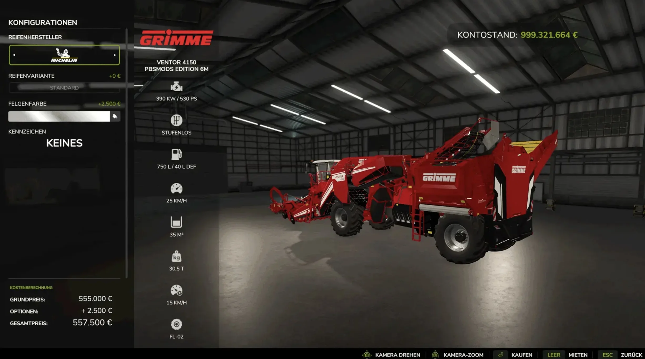 FS25 Ventor 4150 Potato harvester V1.0 Harvesters Mod FS25 Mod Free Download
