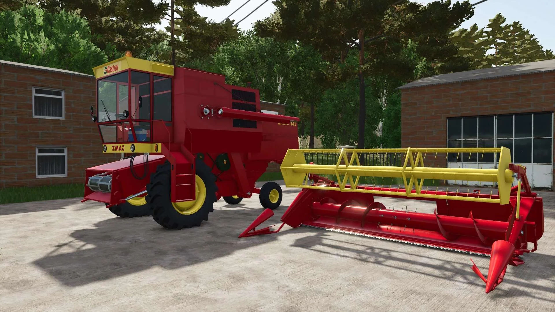 FS25 Zmaj 142 v1.0 Harvesters Mod FS25 Mod Free Download