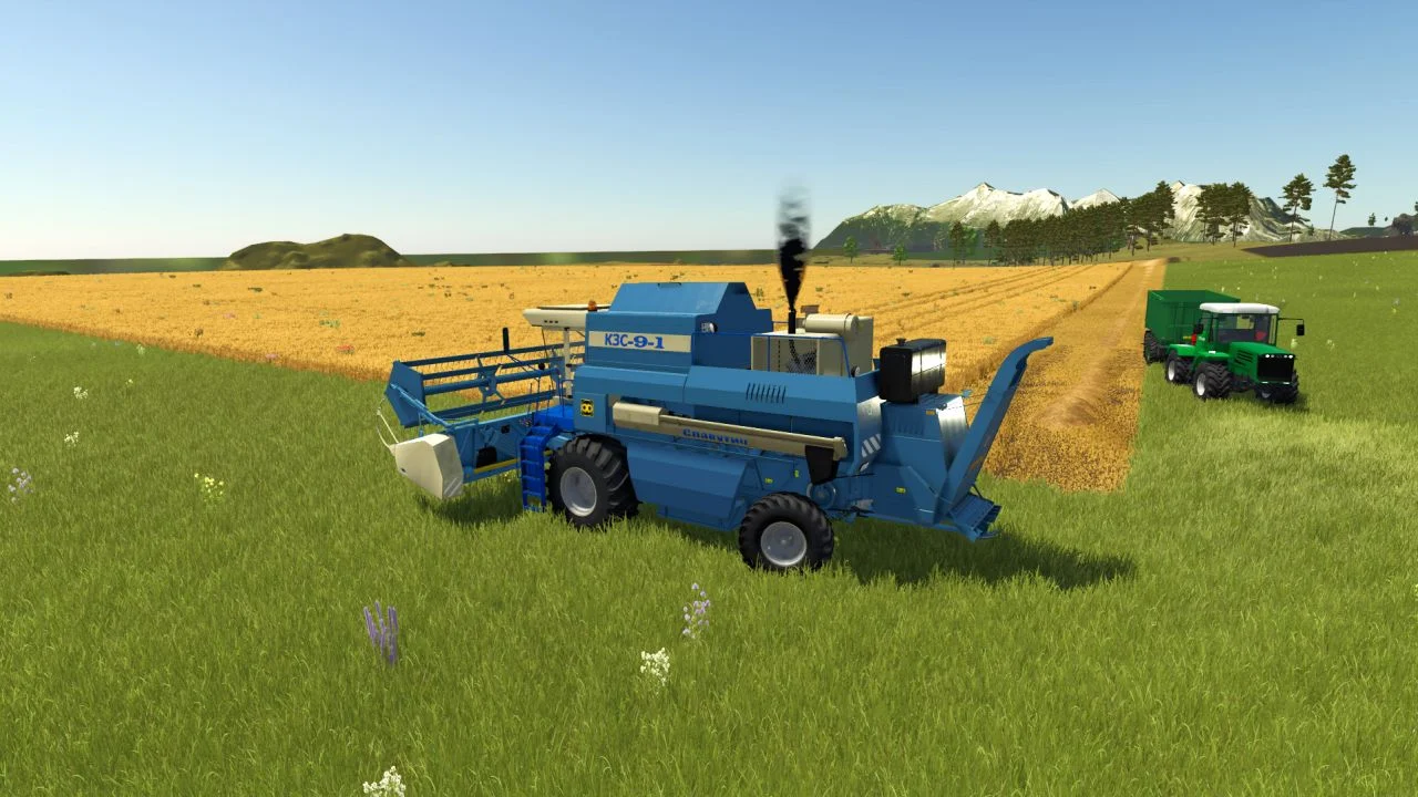 FS25 КЗС-9-1 Slavutych v1.0 Harvesters Mod FS25 Mod Free Download