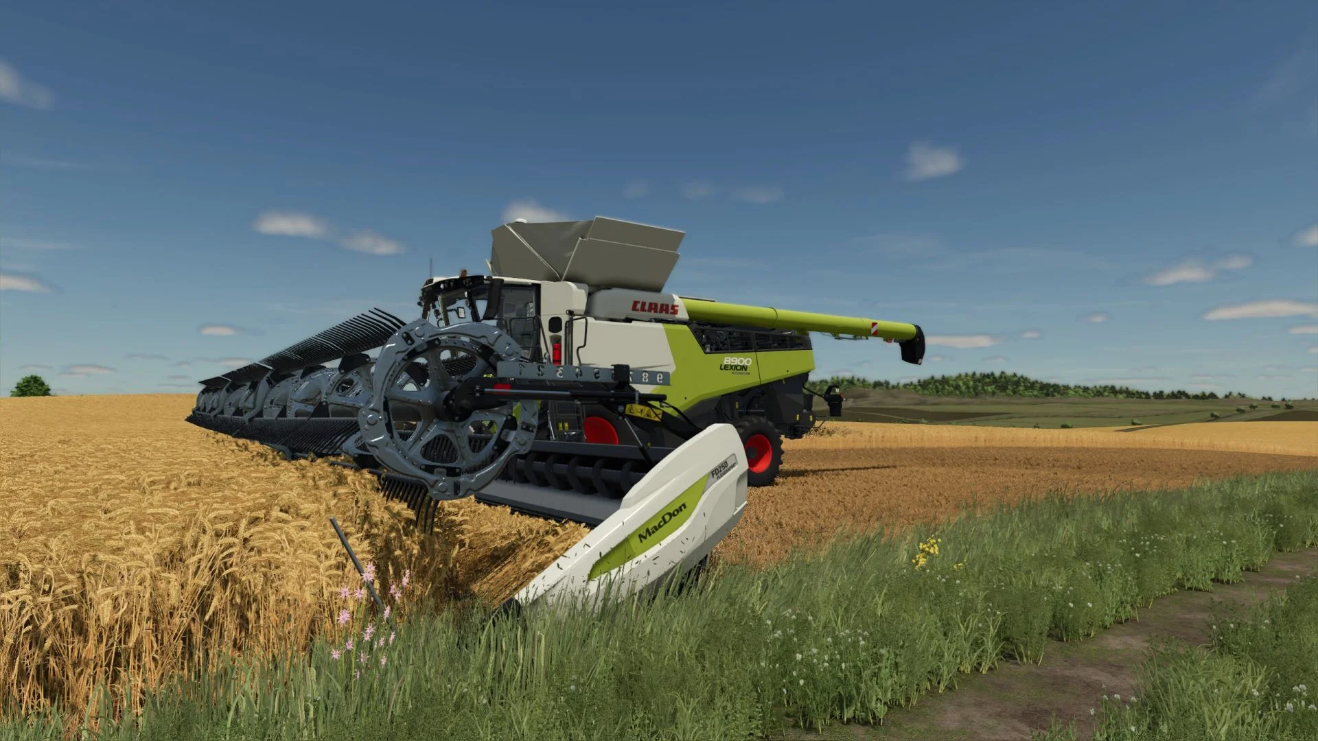 FS25 MacDon FD250 Claas Edition v1.0 Headers Mod FS25 Mod Free Download
