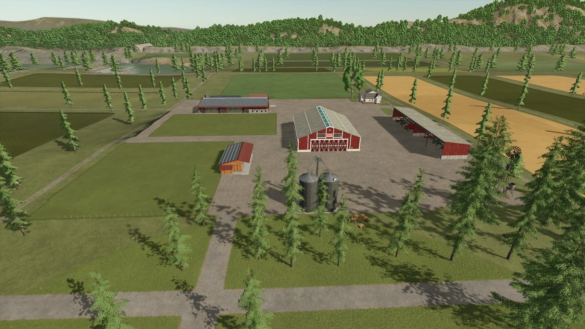 FS25 Across The Ditch V1.0 Maps Mod FS25 Mod Free Download