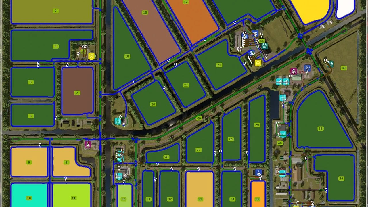 FS25 Autodrive Klein Friesland v1.0 Maps Mod FS25 Mod Free Download