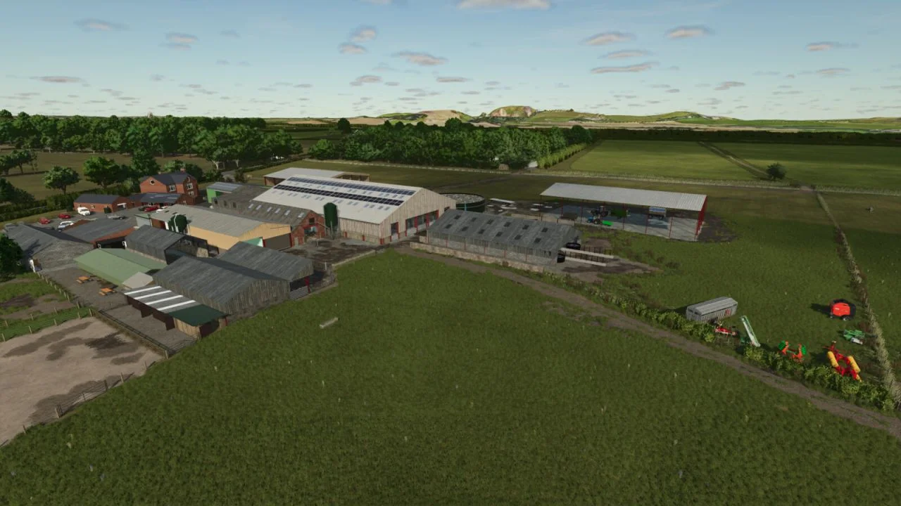 FS25 Ballam Road Dairy Farming V1.0 Maps Mod FS25 Mod Free Download