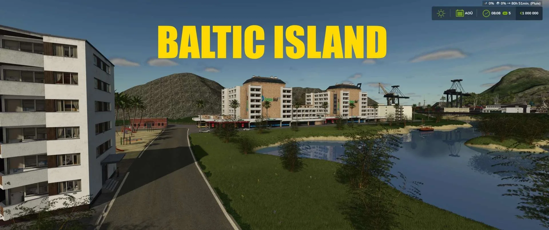 FS25 BALTIC ISLAND v1.0 Maps Mod FS25 Mod Free Download