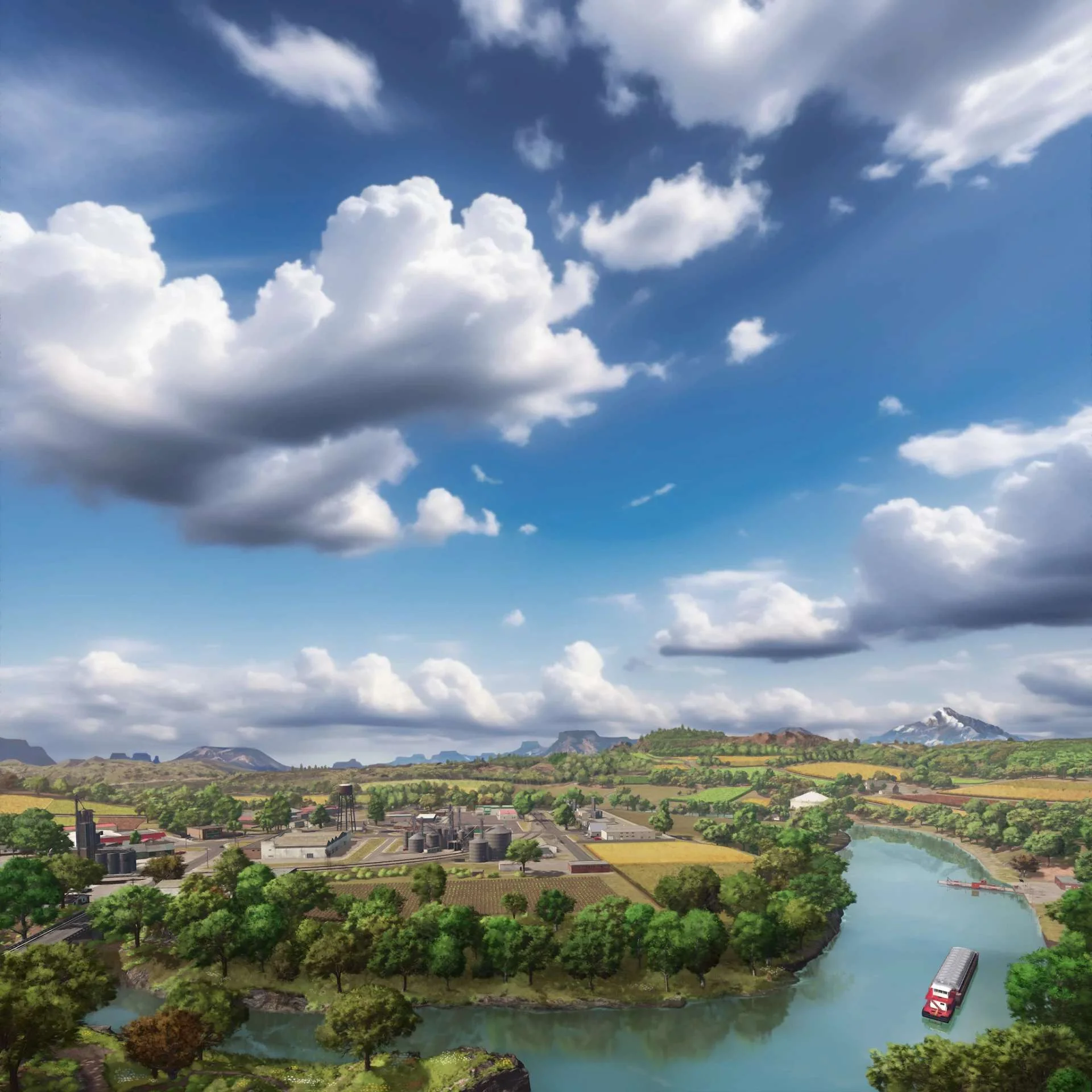 FS25 Base Map US v1.0 Maps Mod FS25 Mod Free Download