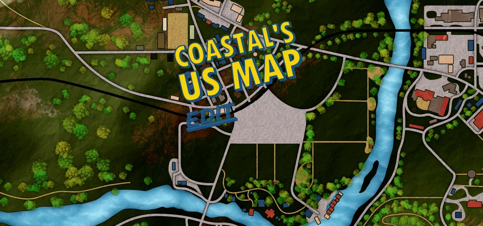 FS25 Coastals RBS US MAP V2.0.1.1 Maps Mod FS25 Mod Free Download