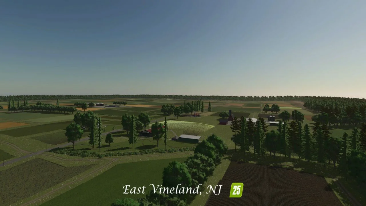 FS25 East Vineland, NJ USA V1.0.2 Maps Mod FS25 Mod Free Download
