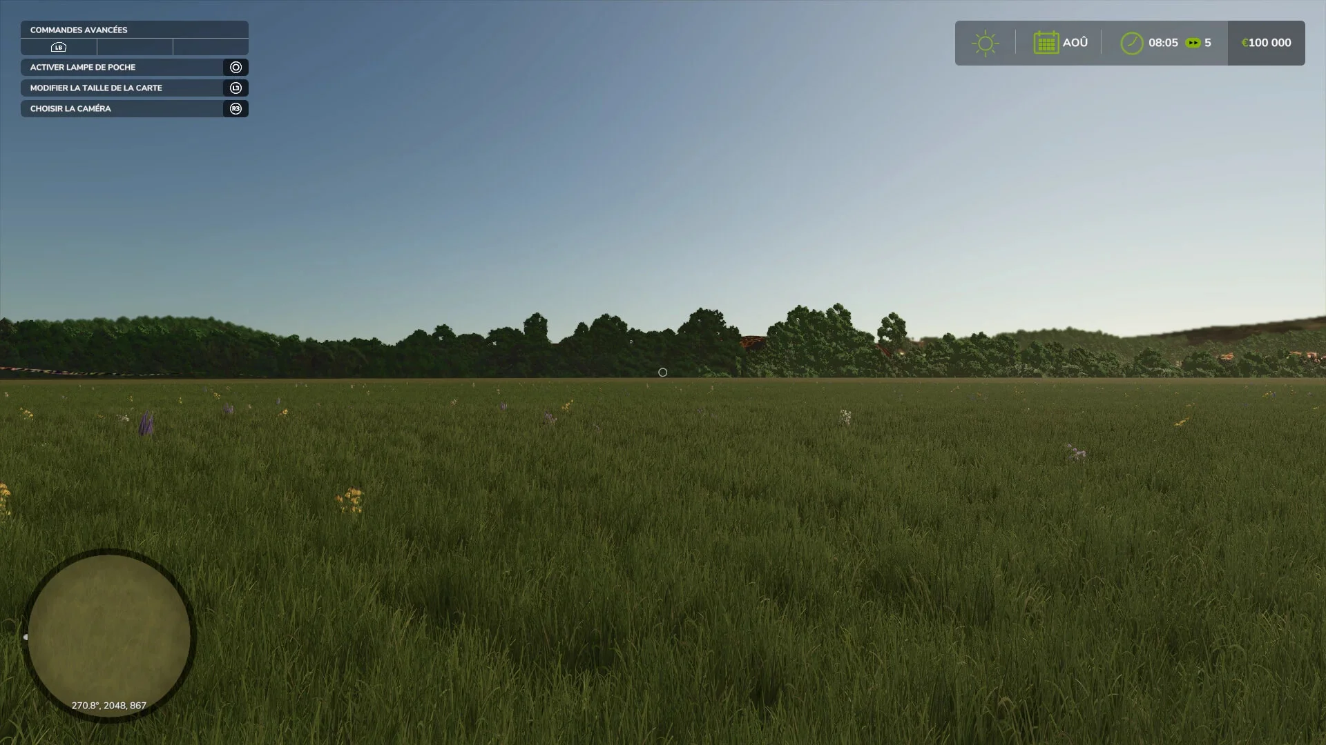 FS25 Empty Map (FreeLand 4x) With Background V1.0 Maps Mod FS25 Mod Free Download
