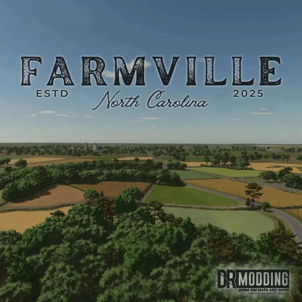FS25 Farmville NC V0.1.8 Maps Mod FS25 Mod Free Download