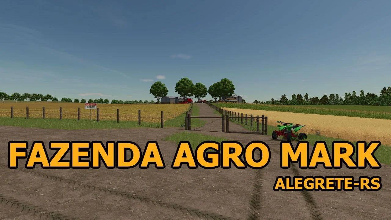 FS25 Fazenda Agro Mark V1.0 Maps Mod FS25 Mod Free Download