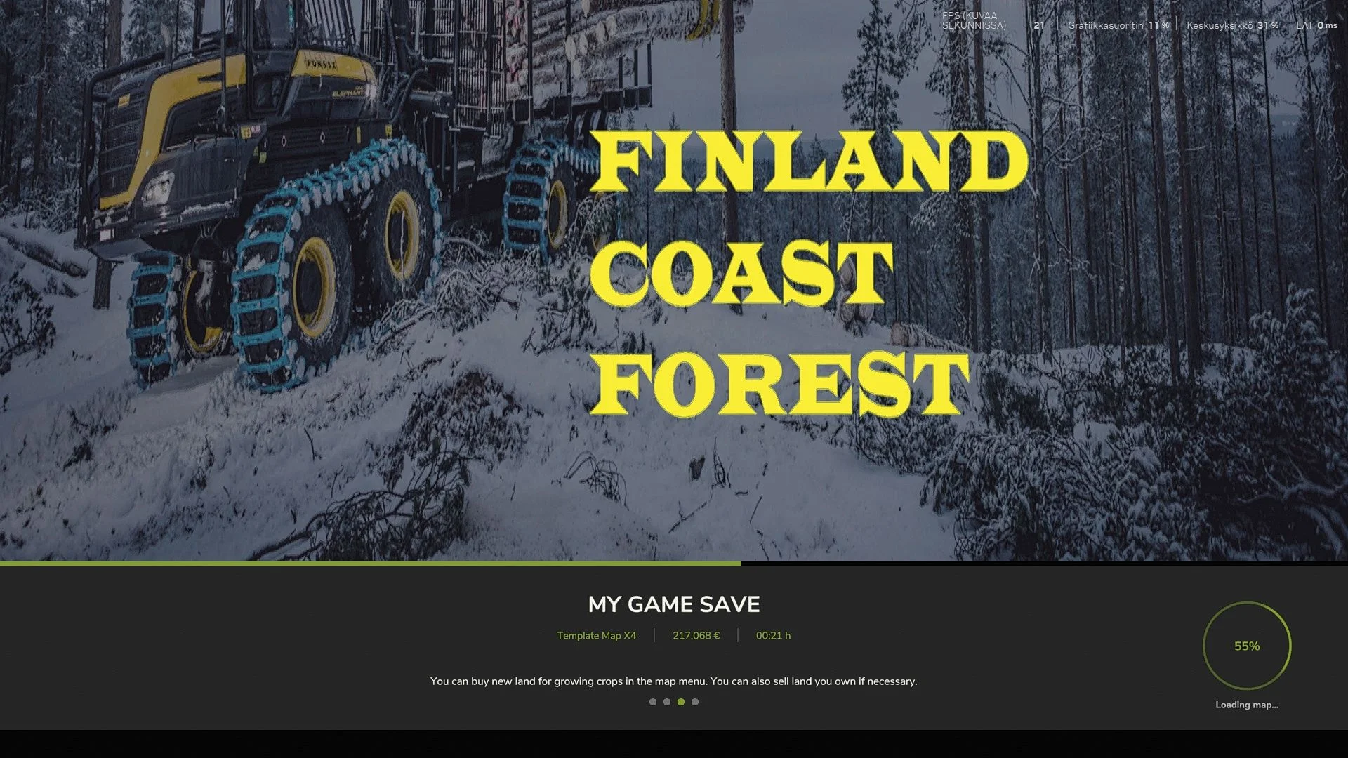 FS25 Finnish Coastal Forest V1.2 Maps Mod FS25 Mod Free Download