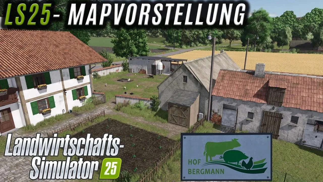 FS25 Hof Bergmann v1.1.0.1 Maps Mod FS25 Mod Free Download