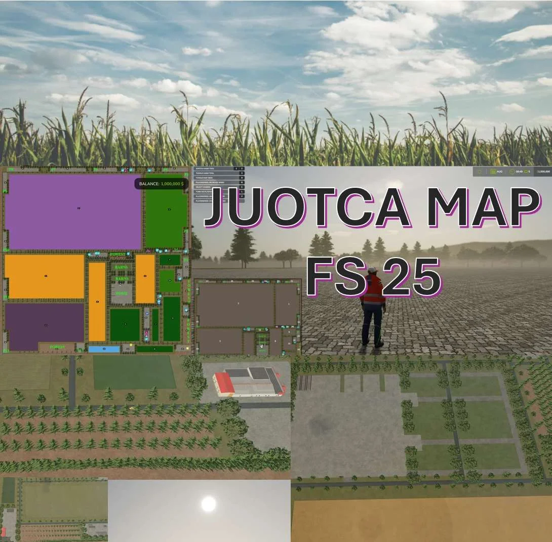 FS25 Juotca Map v1.0 Maps Mod FS25 Mod Free Download