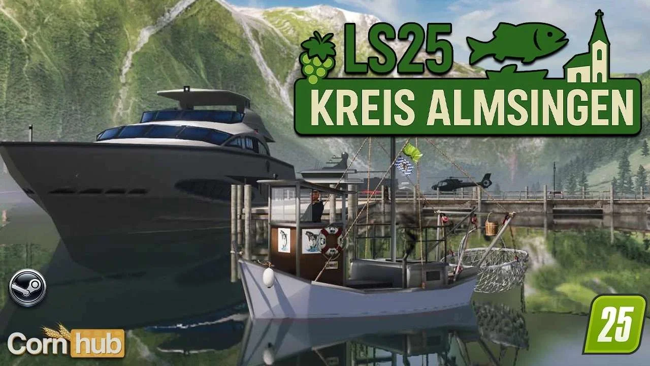 FS25 Kreis Almsingen v1.0.4 Maps Mod FS25 Mod Free Download