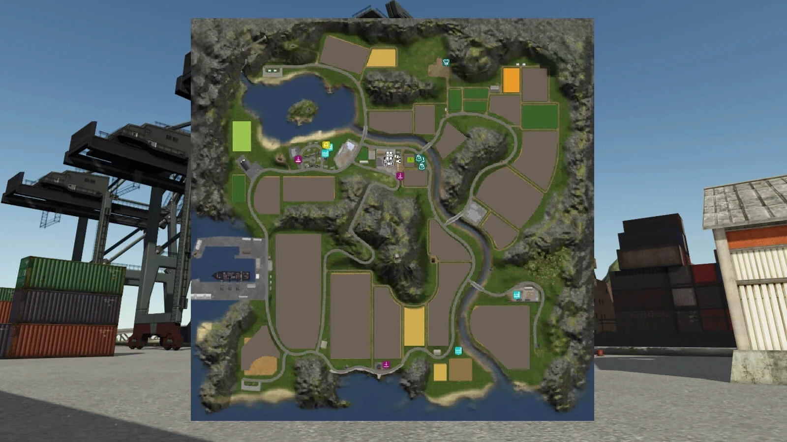 FS25 Lakeside FS11 Remake v1.1 Maps Mod FS25 Mod Free Download