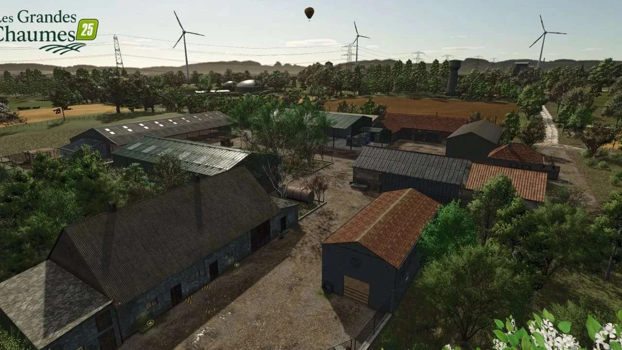 FS25 Les Grandes Chaumes V1.0.0.3 Maps Mod FS25 Mod Free Download