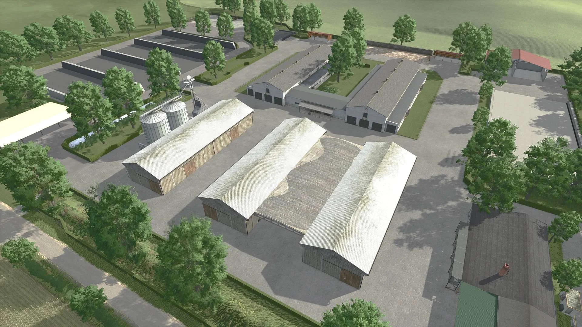 FS25 MVP25 Mecklenburg-Western Pomerania 4-fold map v1.0 Maps Mod FS25 Mod Free Download