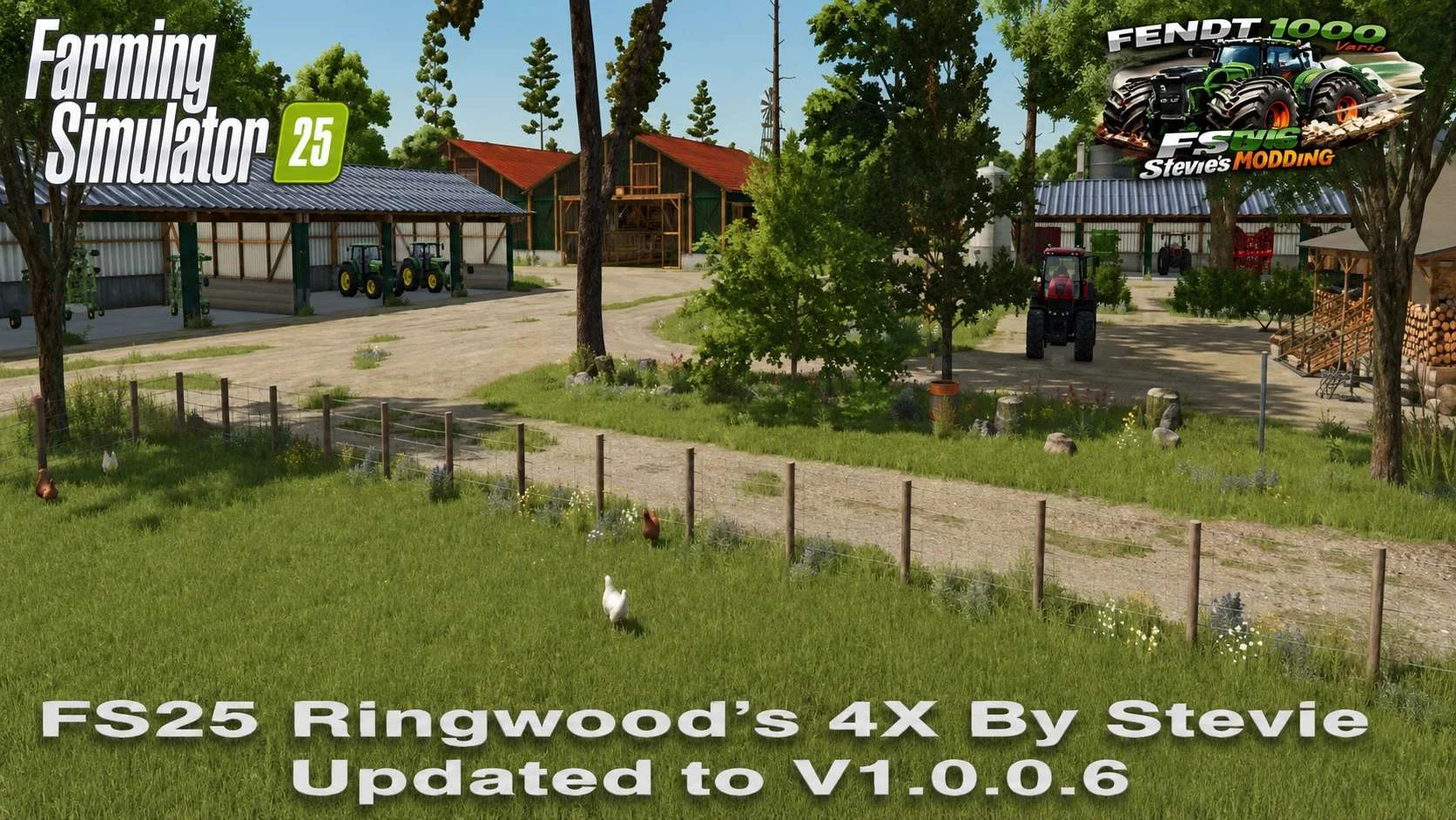 FS25 Ringwood’s 4X By Stevie V1.0.0.6 Maps Mod FS25 Mod Free Download