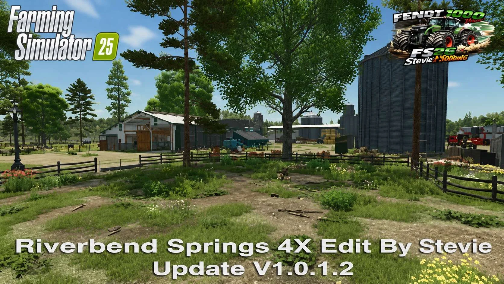 FS25 Riverbend Springs 4X Edit By Stevie Updated v1.0.1.2 Maps Mod FS25 Mod Free Download
