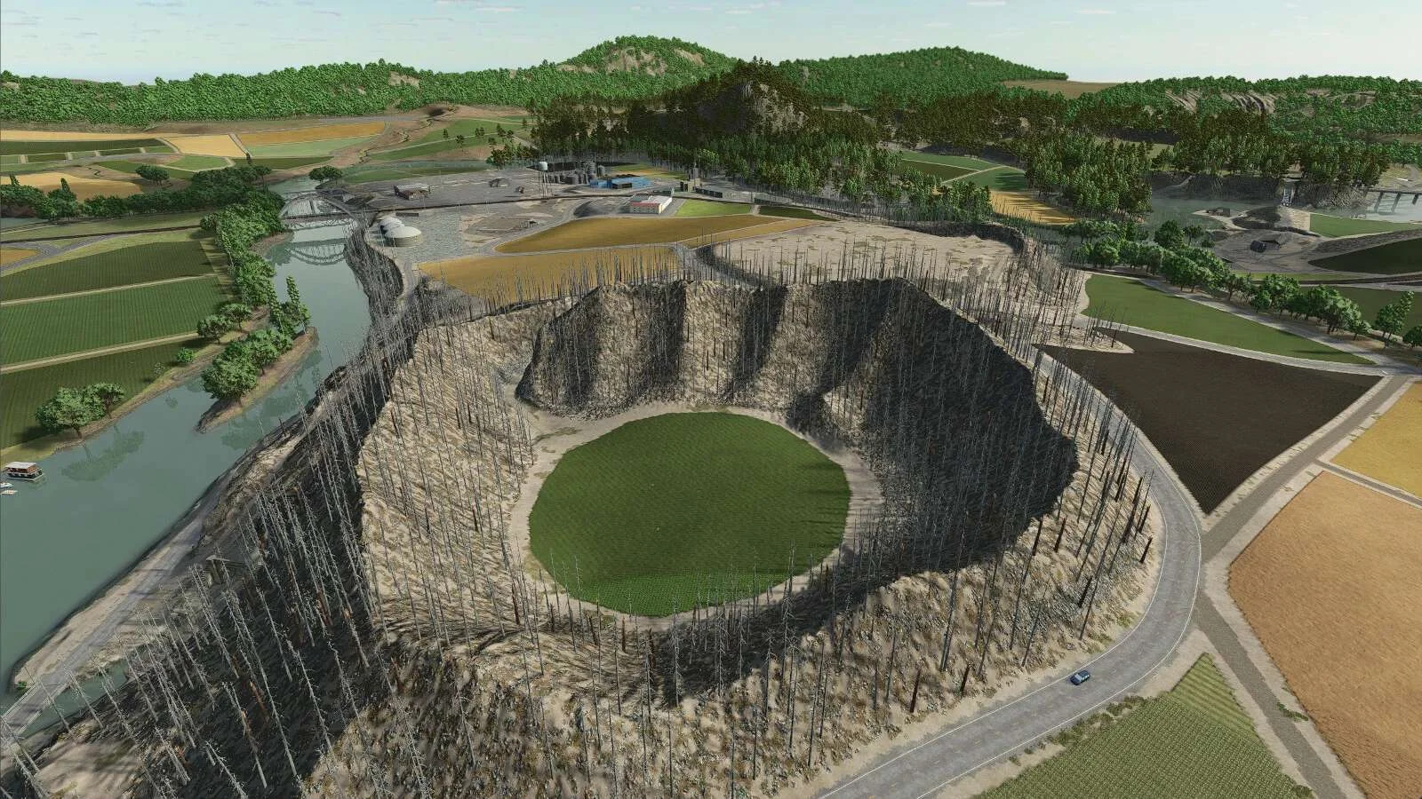 FS25 Riverbend The Aftermath v1.0 Maps Mod FS25 Mod Free Download