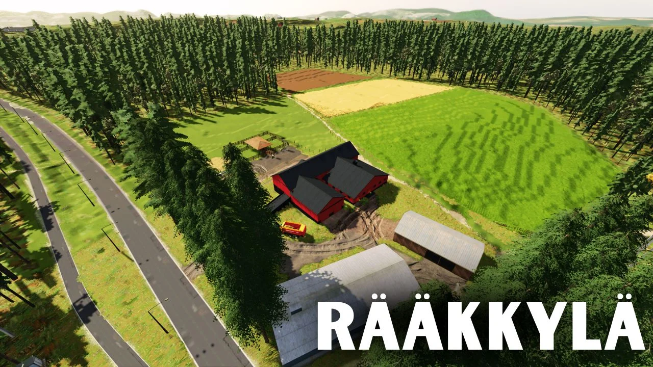 FS25 Rääkkylä Region V1.0 Maps Mod FS25 Mod Free Download